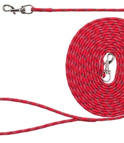 TRIXIE HONDENRIEM JUNIOR SLEEPLIJN LANG ROOD