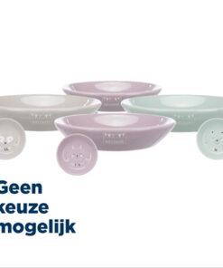 TRIXIE JUNIOR VOERBAK KERAMIEK LAAG ASSORTI