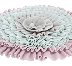 TRIXIE JUNIOR SNUFFELMAT ZACHT ROZE / MINTGROEN / GRIJS