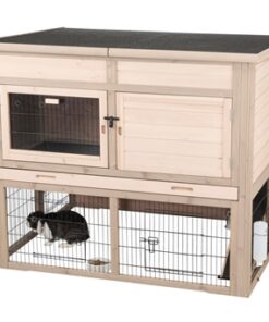 TRIXIE NATURA KONIJNENHOK XL MET ISOLATIE GRIJS