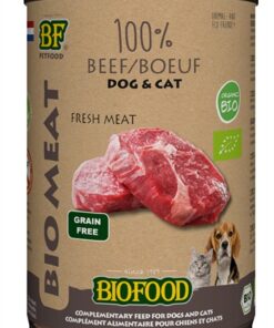 BF PETFOOD ORGANIC HOND 100% RUND BLIK