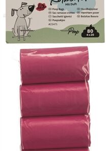 TRIXIE HONDENPOEPZAKJES ROZENGEUR ROZE