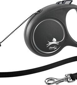 FLEXI ROLLIJN BLACK DESIGN CORD ZWART