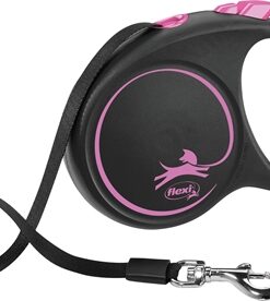 FLEXI ROLLIJN BLACK DESIGN TAPE ROZE