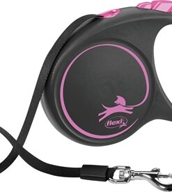 FLEXI ROLLIJN BLACK DESIGN TAPE ROZE