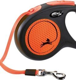 FLEXI ROLLIJN NEW CLASSIC NEON TAPE ZWART / ORANJE