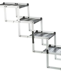 TRIXIE VOUWTRAP 4-DELIG ALUMINIUM / KUNSTSTOF / TPR TOT 75 KG