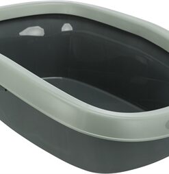 TRIXIE BE ECO GERECYCLED KATTENBAK CARLO MET RAND ANTRACIET / GRIJS