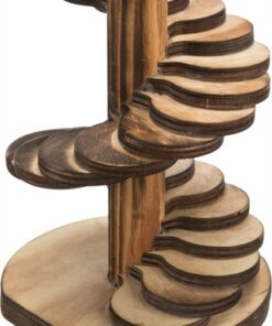 TRIXIE SPEELTOREN VOOR HAMSTERS/MUIZEN GEVLAMD HOUT