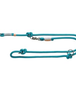 TRIXIE HONDENRIEM BE NORDIC VERSTELBAAR PETROL / LICHTGRIJS