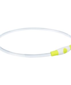 TRIXIE LICHTGEVENDE HALSBAND USB FLASH LIGHT OPLAADBAAR TPU GROEN