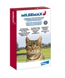 MILBEMAX TABLET ONTWORMING KAT 2-8KG 2TBL
