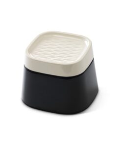 SAVIC ERGO CUBE VOERBAK CREME / ZWART