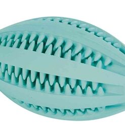 TRIXIE DENTA FUN RUGBY BAL RUBBER MUNTSMAAK