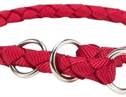 TRIXIE HALSBAND HOND CAVO HALFSLIP HALSBAND ROOD