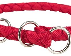 TRIXIE HALSBAND HOND CAVO HALFSLIP HALSBAND ROOD