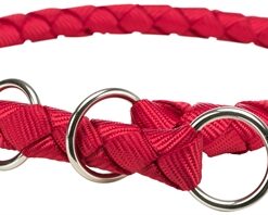 TRIXIE HALSBAND HOND CAVO HALFSLIP HALSBAND ROOD