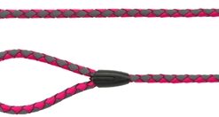 TRIXIE HONDENRIEM CAVO FUCHSIA / GRIJS
