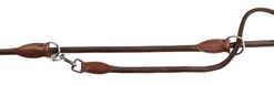 TRIXIE HONDENRIEM ACTIVE VERSTELBAAR RONDGENAAID LEER DONKERBRUIN