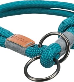 TRIXIE HALSBAND HOND BE NORDIC HALFSLIP PETROL / LICHTGRIJS