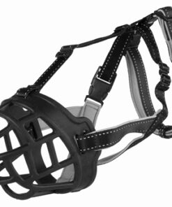 TRIXIE MUILKORF MUZZLE FLEX SILICONE ZWART