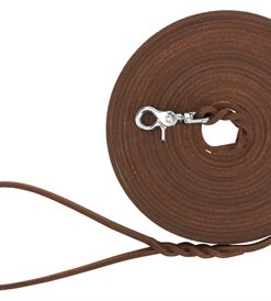 TRIXIE HONDENRIEM RUSTIC SLEEPLIJN VETLEER DONKERBRUIN