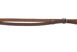 TRIXIE HONDENRIEM RUSTIC VERSTELBAAR VETLEER DONKERBRUIN