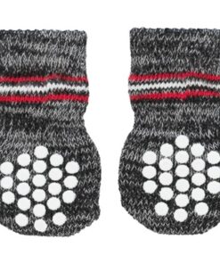 TRIXIE HONDENSOKKEN ANTI-SLIP GRIJS