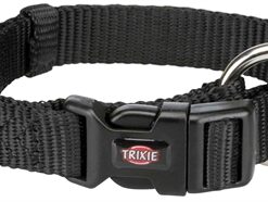 TRIXIE HALSBAND HOND PREMIUM ZWART