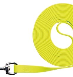 TRIXIE HONDENRIEM EASY LIFE SLEEPLIJN NEON GEEL