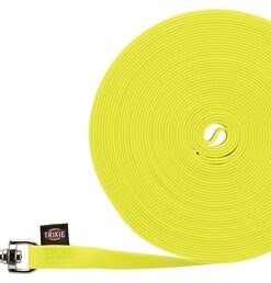 TRIXIE HONDENRIEM EASY LIFE SLEEPLIJN NEON GEEL