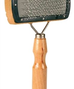 TRIXIE SLICKERBORSTEL HOUT / METALEN PINNEN