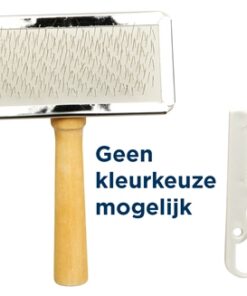 TRIXIE SLICKERBORSTEL HOUTEN GREEP / METALEN PINNEN ASSORTI
