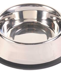 TRIXIE VOERBAK RVS / RUBBERRING