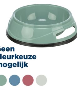 TRIXIE VOERBAK ZWAAR KUNSTSTOF / RUBBERBODEM ASSORTI