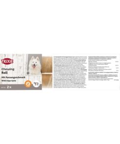 TRIXIE KAUWROLLEN GEVULD PENS 12 CM 2 ST. / 45 G