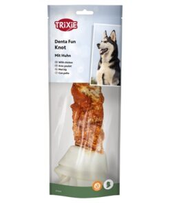 TRIXIE DENTA FUN KNOTTED CHICKEN CHEWING BONE