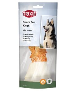 TRIXIE DENTA FUN KNOTTED CHICKEN CHEWING BONE