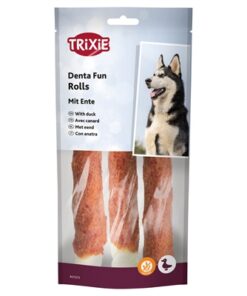 TRIXIE DENTA FUN DUCK CHEWING ROLLS
