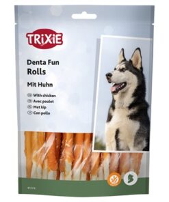 TRIXIE DENTA FUN CHICKEN CHEWING ROLLS
