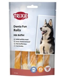 TRIXIE DENTA FUN BUFFALO CHEWING ROLLS