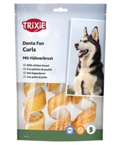 TRIXIE DENTA FUN CHICKEN CHEWING CURLS