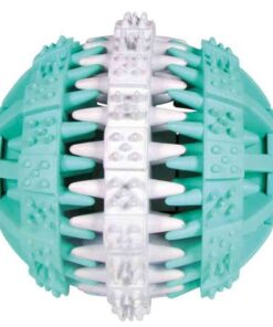 TRIXIE DENTA FUN NATUURRUBBER BAL MET MUNTSMAAK