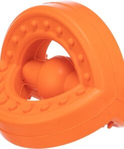 TRIXIE NATUURRUBBER TREKSPEELTJE MET GRIP ORANJE