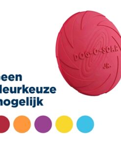 TRIXIE DOG DISC DRIJVEND NATUURRUBBER ASSORTI