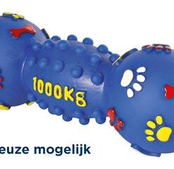 TRIXIE VINYL HALTER MET GELUID ASSORTI