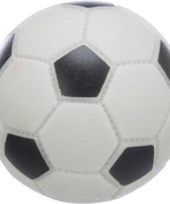 TRIXIE VOETBAL VINYL ZWART / GRIJS