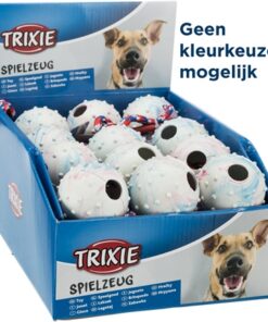 TRIXIE NATUURRUBBER BAL AAN KOORD ASSORTI