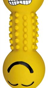 TRIXIE LATEX / POLYESTERVLIES SMILEY-HALTER MET GELUID ASSORTI