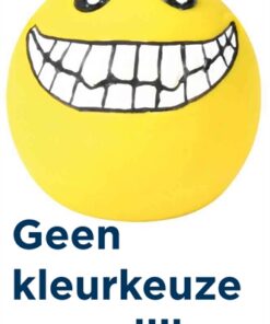 TRIXIE LATEX / POLYESTERVLIES SMILEY MET GELUID ASSORTI